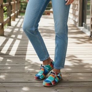 Roper Aztec Multicolor Striped canvas shoes